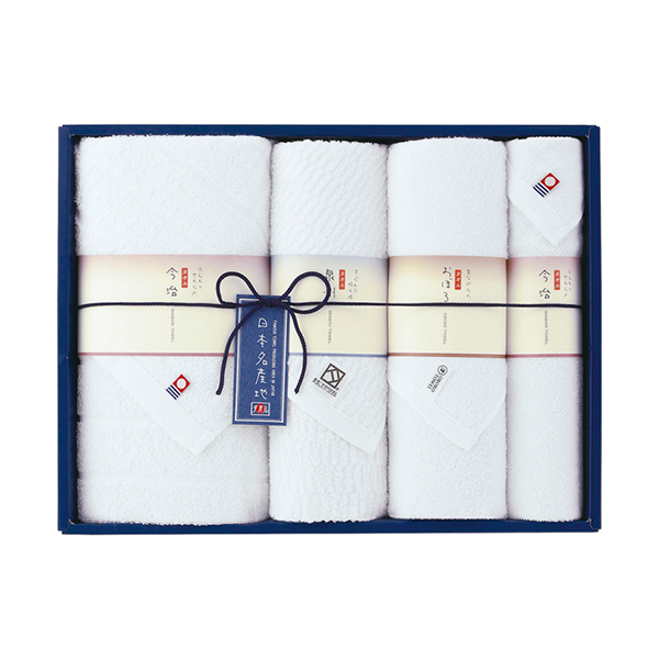 新日本名産地 バスタオル1P・ウォッシュタオル1P・フェイスタオル1P・フェイスタオル1P