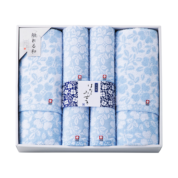 今治タオルブランド はなみずき バスタオル2P・フェイスタオル4P