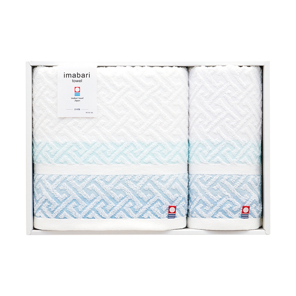 スピニングモード 紋ジャカード今治 ミニバスタオル1P・ウォッシュタオル1P