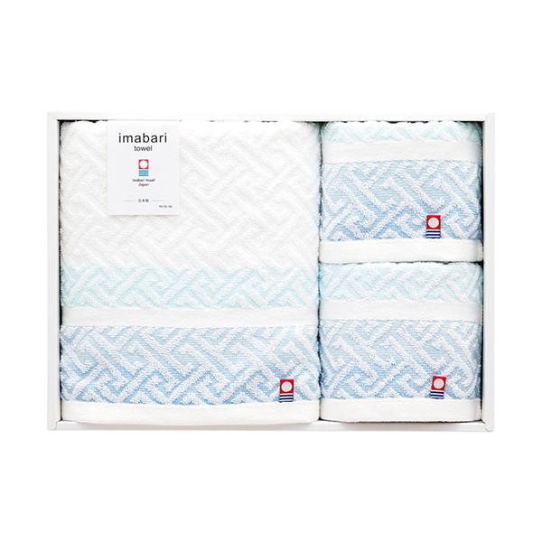 スピニングモード 紋ジャカード今治 ミニバスタオル1P・フェイスタオル1P・ウォッシュタオル1P