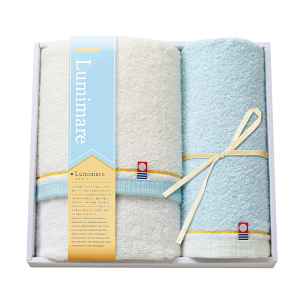ルミマーレ フェイスタオル1P・ウォッシュタオル1P