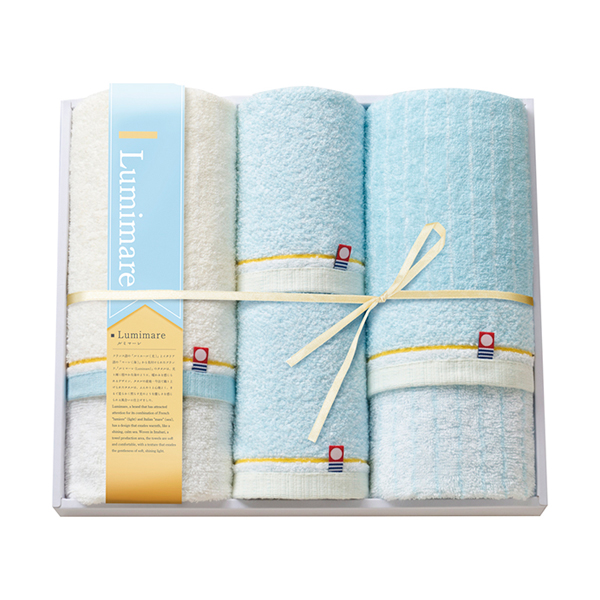 ルミマーレ フェイスタオル2P・ウォッシュタオル2P