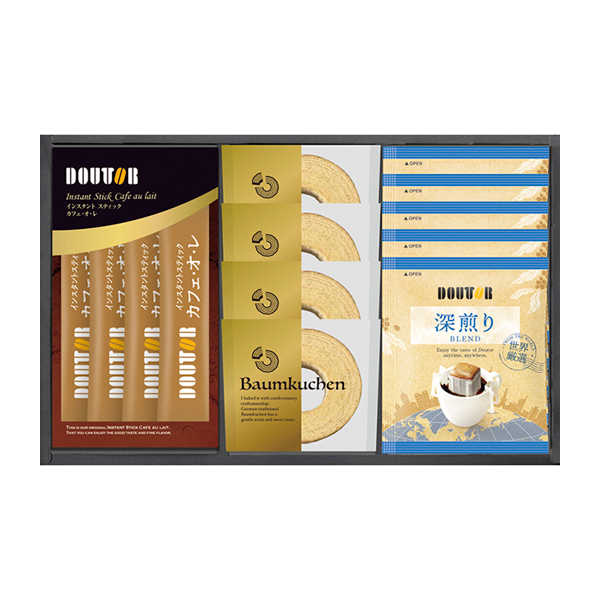 ドトールコーヒー・バウムクーヘンギフトセットA