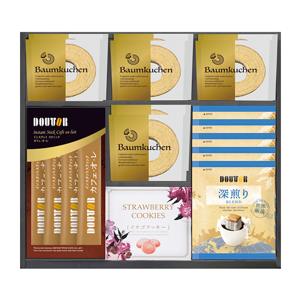 ドトールコーヒー・バウムクーヘンギフトセットC