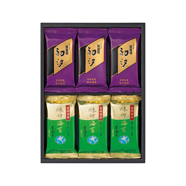 宝海苔 初汐味付海苔・あごだし味付海苔 食べ比べ詰合せA