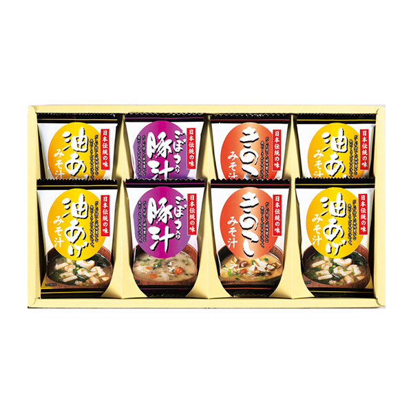 フリーズドライ「お味噌汁三種の味詰合せ」A