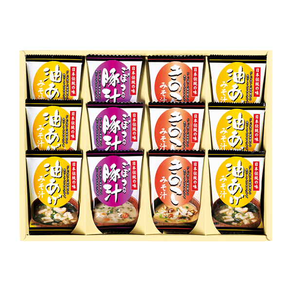 フリーズドライ「お味噌汁三種の味詰合せ」C