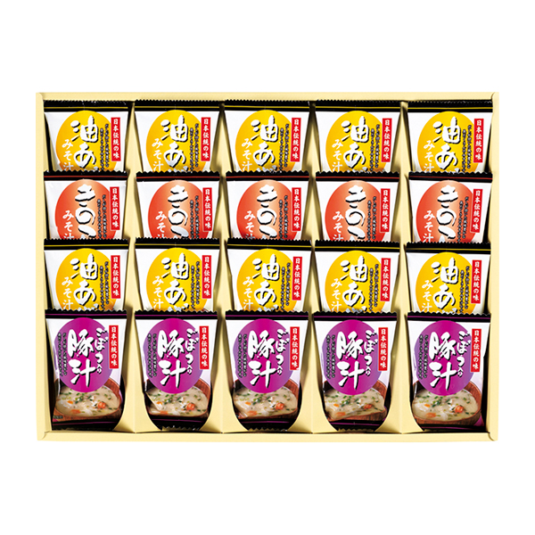 フリーズドライ「お味噌汁三種の味詰合せ」E