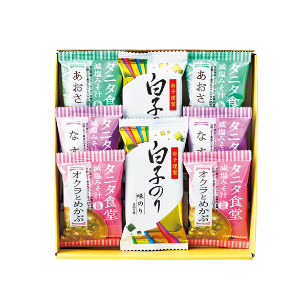 タニタ食堂監修減塩みそ汁・白子のり詰合せB