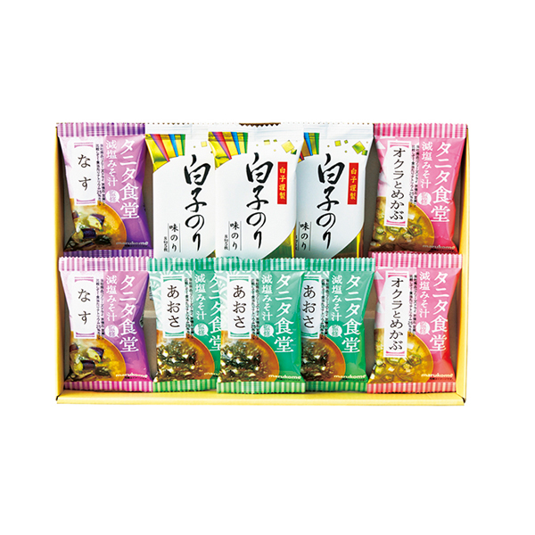 タニタ食堂監修減塩みそ汁・白子のり詰合せC