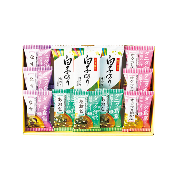タニタ食堂監修減塩みそ汁・白子のり詰合せD