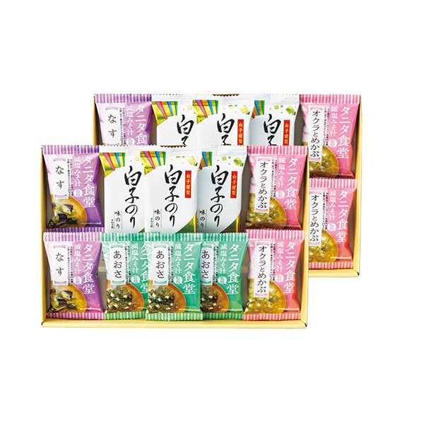 タニタ食堂監修減塩みそ汁・白子のり詰合せE