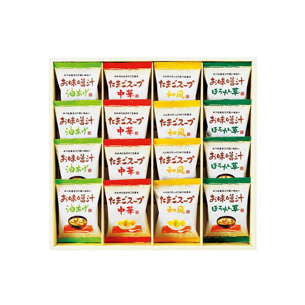 フリーズドライ「お味噌汁・スープ詰合せ」E