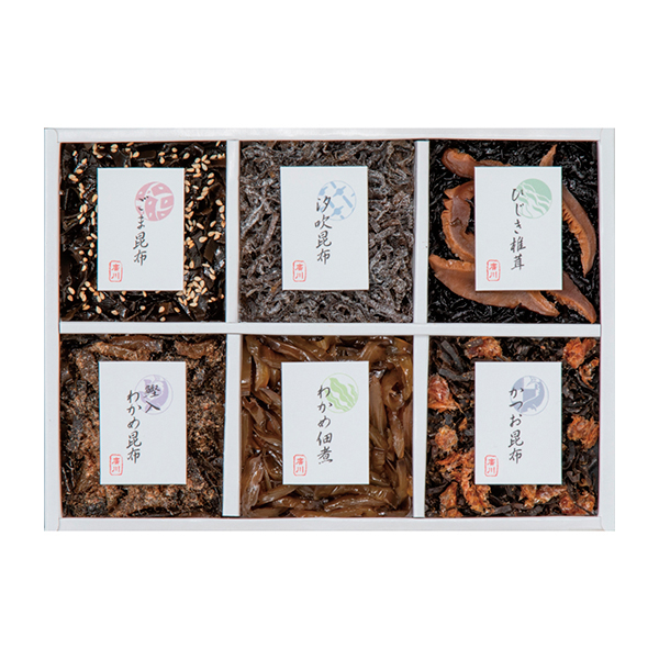 廣川昆布 御昆布 6品佃煮詰合せA
