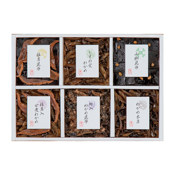 廣川昆布 御昆布 6品佃煮詰合せB