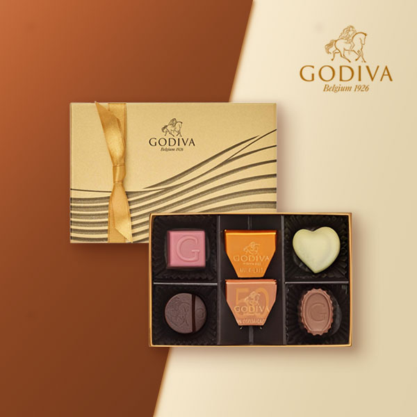 GODIVA ゴディバ ハートオブ ゴールドコレクション（6粒入）