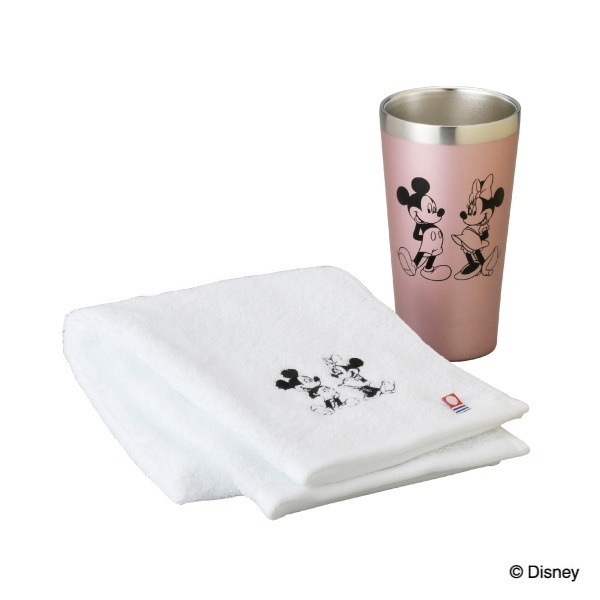 画像:非公開: Disney(ディズニー) D-MF55 タンブラーPK&今治タオル