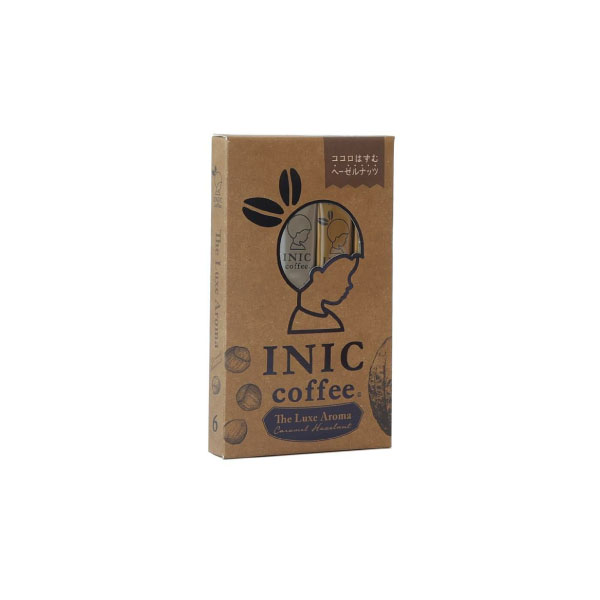 INIC coffee イニックコーヒー リュクスアロマキャラメルヘーゼルナッツ 6杯分／メール便配送