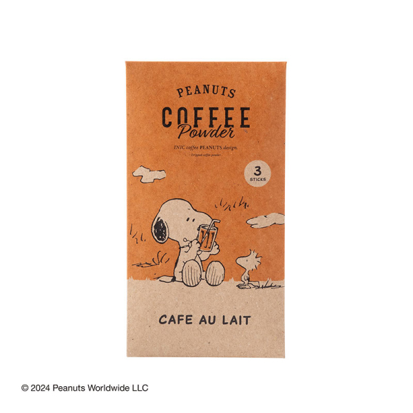 INIC coffee イニックコーヒー PEANUTS COFFEE カフェオレ 3杯分／メール便配送