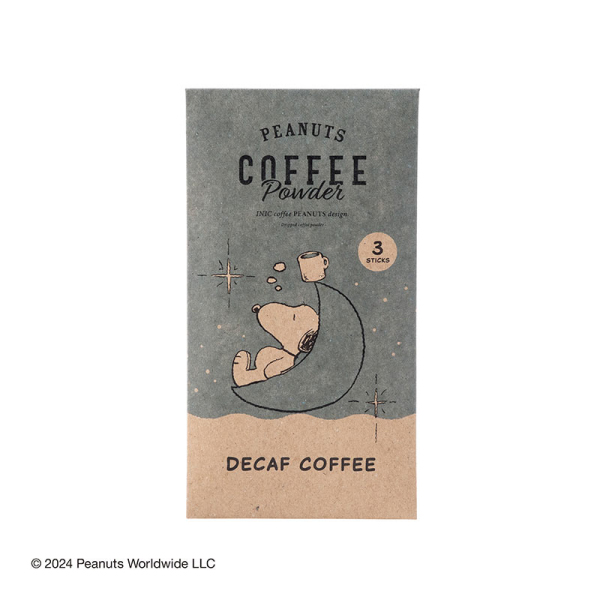 INIC coffee イニックコーヒー PEANUTS COFFEE デカフェ 3杯分／メール便配送