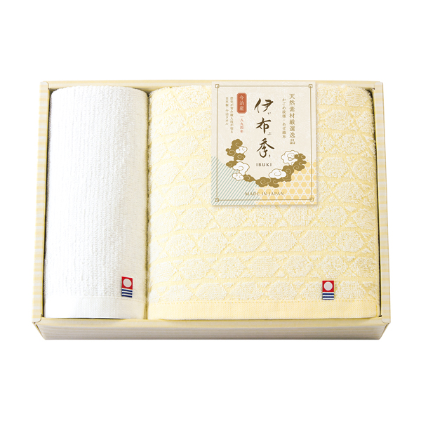 【30%OFF】今治 伊布季 〈IBUKI〉 バスタオル1P・フェイスタオル1P