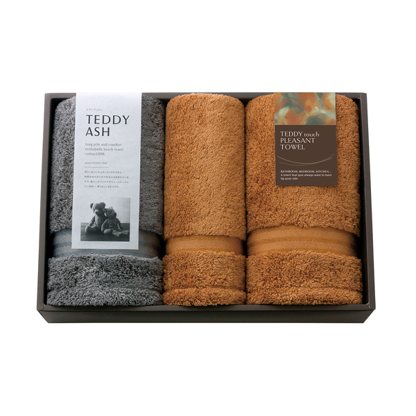 【30%OFF】TEDDY ASH 〈テディアッシュ〉 フェイスタオル2P・ハンドタオル1P